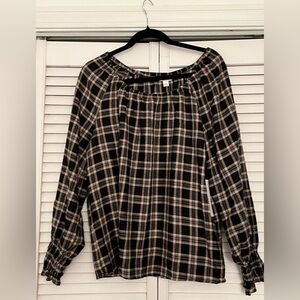 NWT flannel top